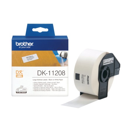 Brother DK11208 LARGE ADDRESS LABELS – Store adressemærkater